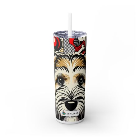 Soft-Coated Wheaten Terrier - 20 oz. Skinny Tumbler - By Baxter Doodlepaws