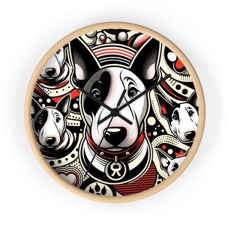 Bull Terrier - Wall Clock - By Baxter VanPooch
