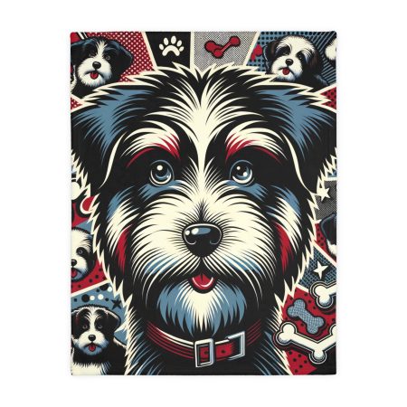 Polish Lowland Sheepdog - Throw Blanket - By Baxter VanPaws