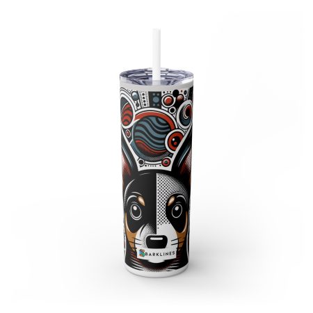 Lancashire Heeler - 20 oz. Skinny Tumbler - By Biscuit Delaney