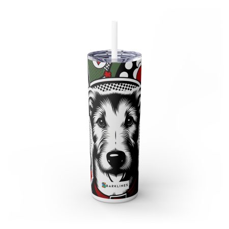 Irish Wolfhound - 20 oz. Skinny Tumbler - By Rocco Barkley