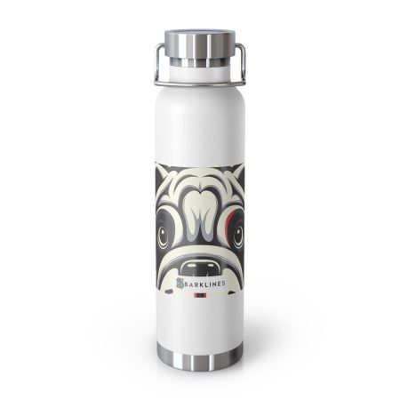 Bulldog - 22 oz. Copper Vacuum Insulated Bottle  - By Baxter Monet
