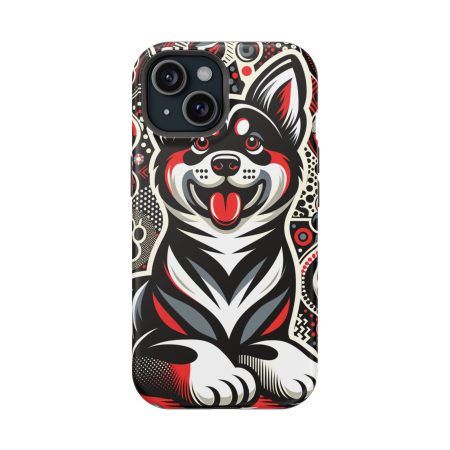 Karelian Bear Dog - Impact Resistant Cell Phone Case - By Maxwell Pawsley