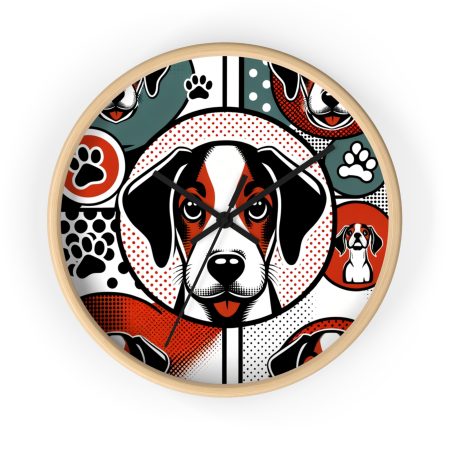 American Foxhound - Wall Clock - By Baxter VanPoodle