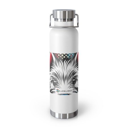 West Highland White Terrier - 22 oz. Copper Vacuum Insulated Bottle  - By Baxter Monet