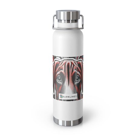 Rhodesian Ridgeback - 22 oz. Copper Vacuum Insulated Bottle  - By Baxter DaVinci