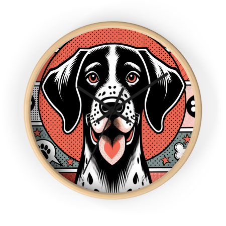 Slovakian Rough-Haired Pointer - Wall Clock - By Rex Monet