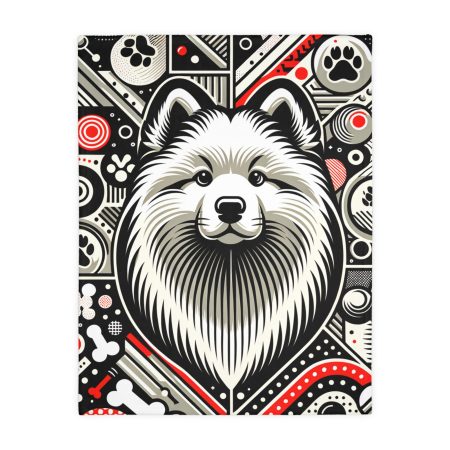 Samoyed - Throw Blanket - By Baxter Monet