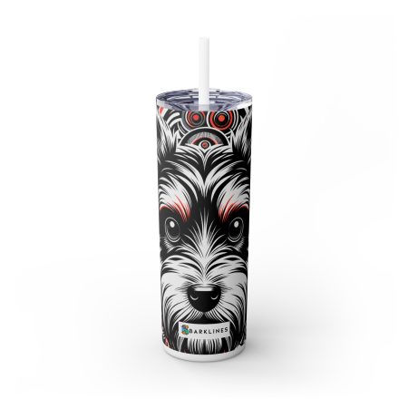 Australian Terrier - 20 oz. Skinny Tumbler - By Baxter Puptasso
