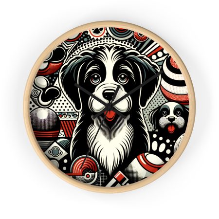 Portuguese Water Dog - Wall Clock - By Rex Monet