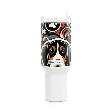 Black and Tan Coonhound - 40 oz. Tumbler  - By Baxter Monet