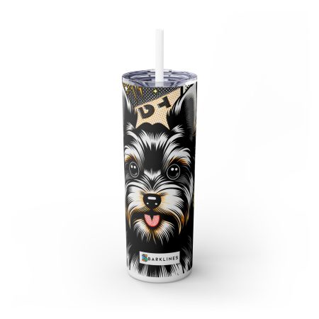 Silky Terrier - 20 oz. Skinny Tumbler - By Biscuit Van Barkley