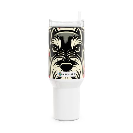 Schnauzer - 40 oz. Tumbler  - By Biscuit Van Woof