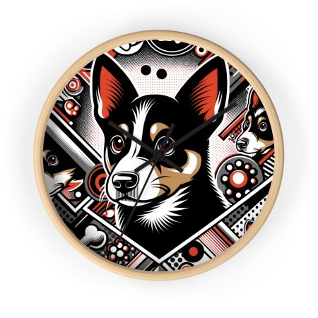 Australian Kelpie - Wall Clock - By Biscuit Barksdale
