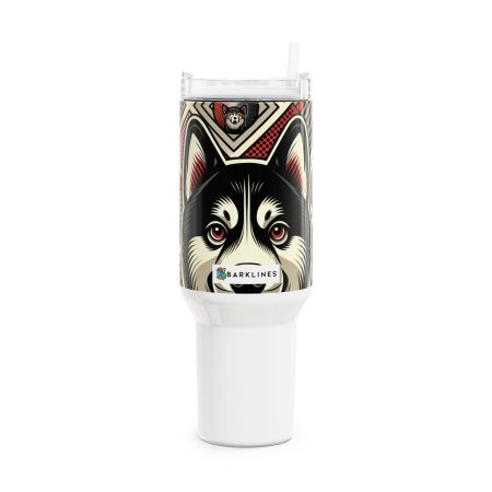 Norwegian Elkhound - 40 oz. Tumbler  - By Baxter VanWoof