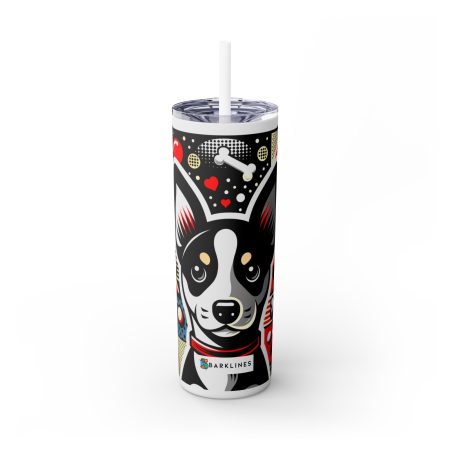 Portuguese Podengo - 20 oz. Skinny Tumbler - By Barkley Van Gogh