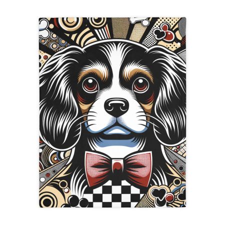 Cavalier Charles Spaniel - Throw Blanket - By Baxter Monet
