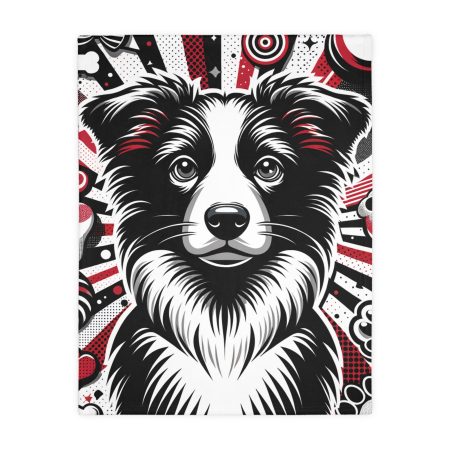 Border Collie - Throw Blanket - By Baxter VanWoof