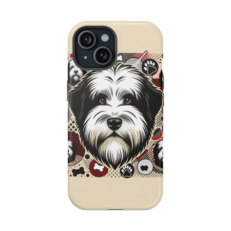 Old English Sheepdog - Impact Resistant Cell Phone Case - By Maxwell Pawsley