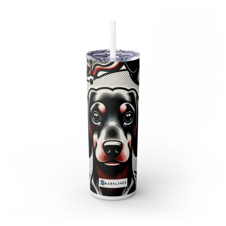 Dachshund - 20 oz. Skinny Tumbler - By Rex Van Gogh