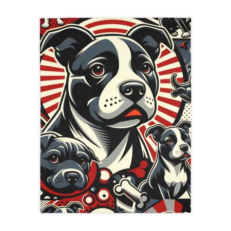 Staffordshire Bull Terrier - Throw Blanket - By Baxter Monet