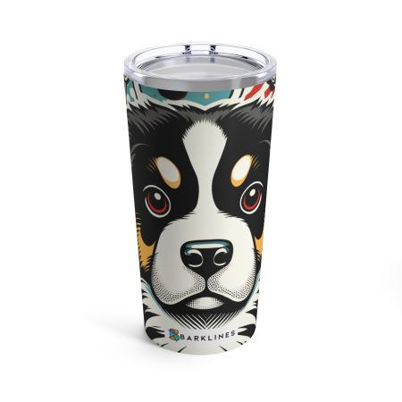 Tibetan Mastiff - 20 oz. Tumbler - By Rufus Barkley