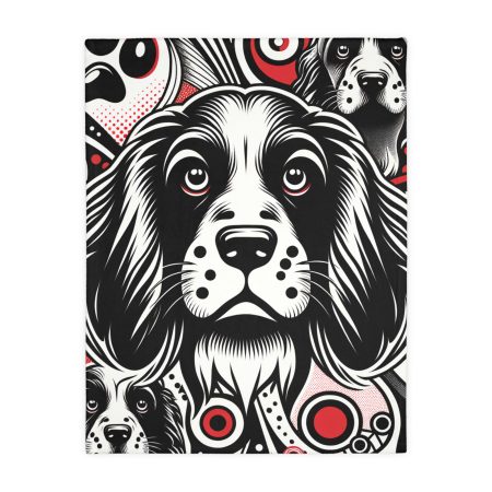 Clumber Spaniel - Throw Blanket - By Baxter Monet