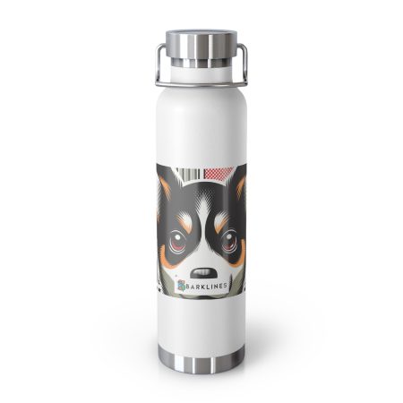 Volpino Italiano - 22 oz. Copper Vacuum Insulated Bottle  - By Rex Monet