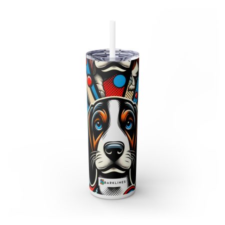 Basset Bleu de Gascogne - 20 oz. Skinny Tumbler - By Barkley Van Gogh