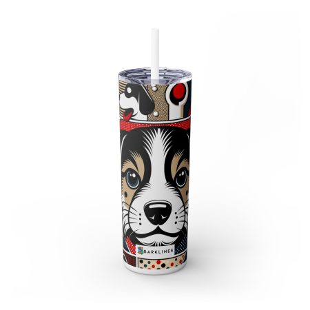 Danish-Swedish Farmdog - 20 oz. Skinny Tumbler - By Rufus VanPawsley