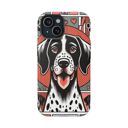 Slovakian Rough-Haired Pointer - Impact Resistant Cell Phone Case - By Rex Monet