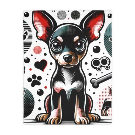 Miniature Pinscher - Throw Blanket - By Rex Monet