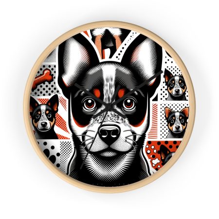 Australian Cattle Dog - Wall Clock - By Rex Van Gogh