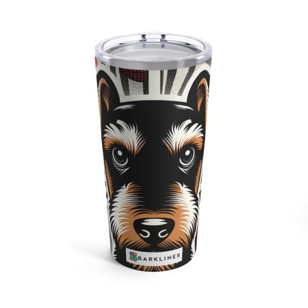 Airedale Terrier - 20 oz. Tumbler - By Barkley Whiskerbrush