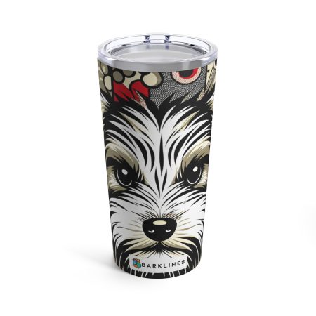 Dandie Dinmont Terrier - 20 oz. Tumbler - By Baxter VanWoof