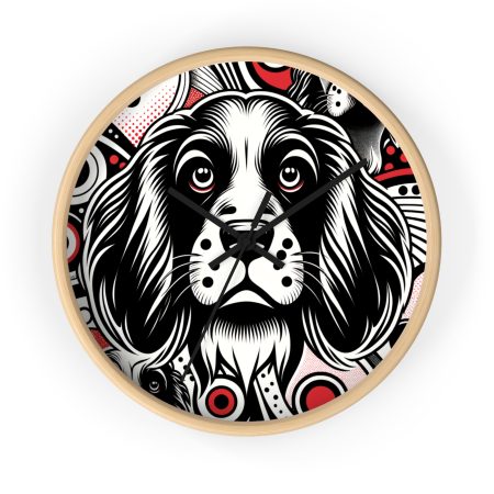 Clumber Spaniel - Wall Clock - By Baxter Monet