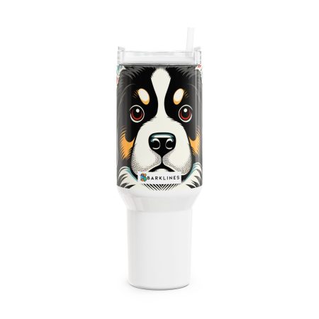 Tibetan Mastiff - 40 oz. Tumbler  - By Rufus Barkley