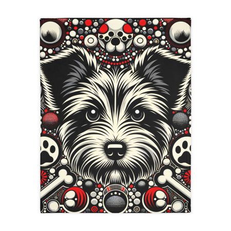 Cairn Terrier - Throw Blanket - By Biscuit VanBark