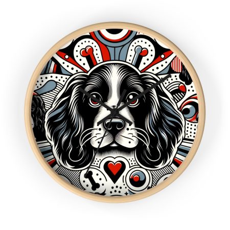 English Cocker Spaniel - Wall Clock - By Barkley VanPaw