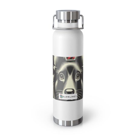 Belgian Sheepdog - 22 oz. Copper Vacuum Insulated Bottle  - By Baxter Monet