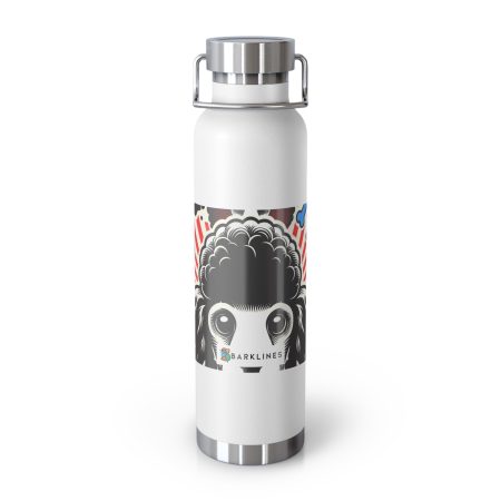 Poodle - 22 oz. Copper Vacuum Insulated Bottle  - By Rex Monet