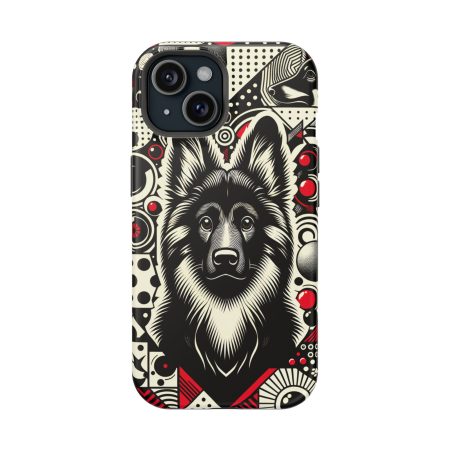 Tervuren Shepherd - Impact Resistant Cell Phone Case - By Biscuit Van Barkley