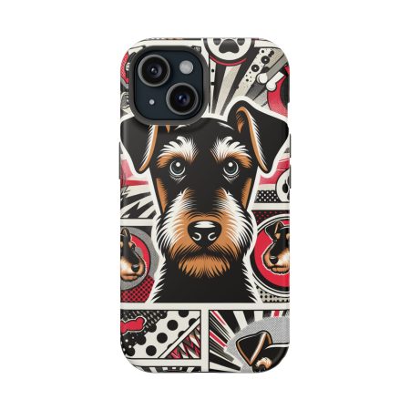 Airedale Terrier - Impact Resistant Cell Phone Case - By Barkley Whiskerbrush