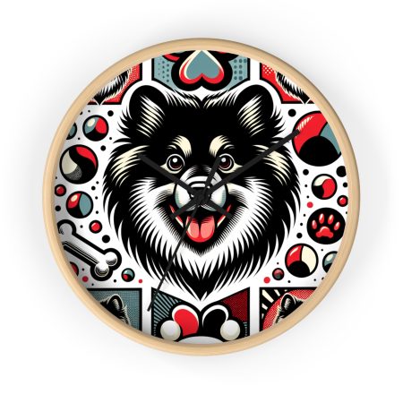 Keeshond - Wall Clock - By Baxter Monet