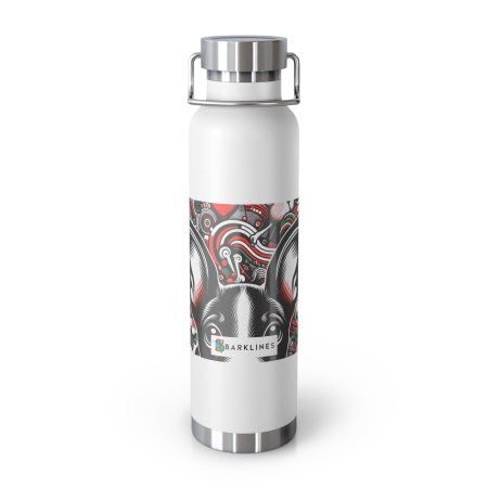 Andalusian Podenco - 22 oz. Copper Vacuum Insulated Bottle  - By Barkley Remington