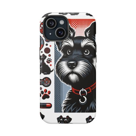 Black Russian Terrier - Impact Resistant Cell Phone Case - By Rex VanGogh