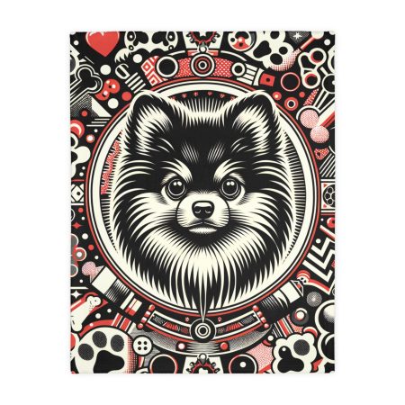 Pomeranian - Throw Blanket - By Rufus Pawsley