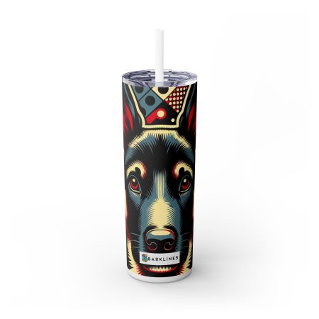 Dutch Shepherd - 20 oz. Skinny Tumbler - By Baxter Monet