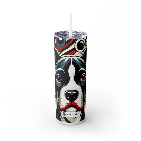 American Staffordshire Terrier - 20 oz. Skinny Tumbler - By Barkley Van Woof