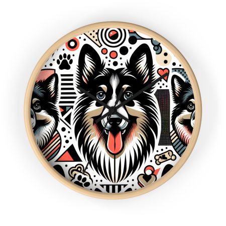 Bohemian Shepherd - Wall Clock - By Barkley Van Woofsten